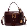Small Bag Women's New Fashionable Portable Box Bag Textured Messenger Bag