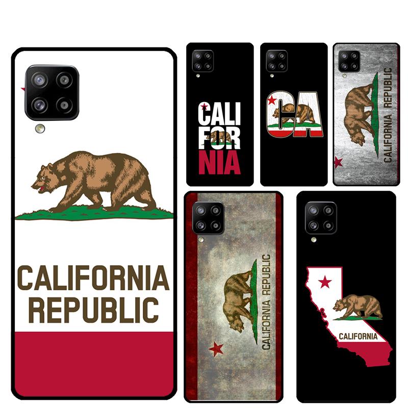 California Flag For Samsung Galaxy A53 A33 A55 A35 A15 A22 A32 A52 A54 A34 A14 A56 A36 A26 A16 A05 A06 Case