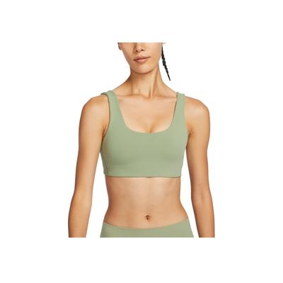 Alate Solid Color Outdoor Casual Pullover Low Intensity Support Quick Dry Sports Underwear Women Underwear Oil-Green FB3240-386