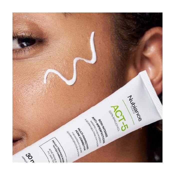 Anti-Blemish Care - Nubiance - ACT-5 - 30ml - Non-Comedogenic - Black and Mixed Skin