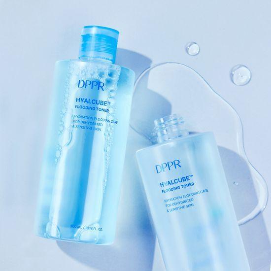 Hydrating Soothing/Mildly Acidic DPPR Hyaluronic Acid Hyal Cube Moisture Toner 300ml