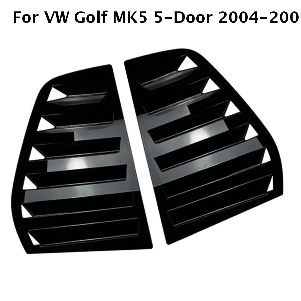 Pair Rear Side Window Trim Spoiler for Volkswagen VW Golf 6 MK6 2008-2012 Window Shutter Cover Louver Air Vents