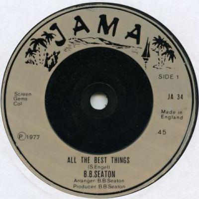 7inch Record BB SEATON / CONSCIOUS MINDS - All The Best Things / Best Dub JA34 Jama 1977 UK Reggae, Ska & Dub