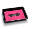 DAD GARSON Tray with Executive Pink GARSON D.A.D Matte, Model, (Silver Embroidery) [HA643]
