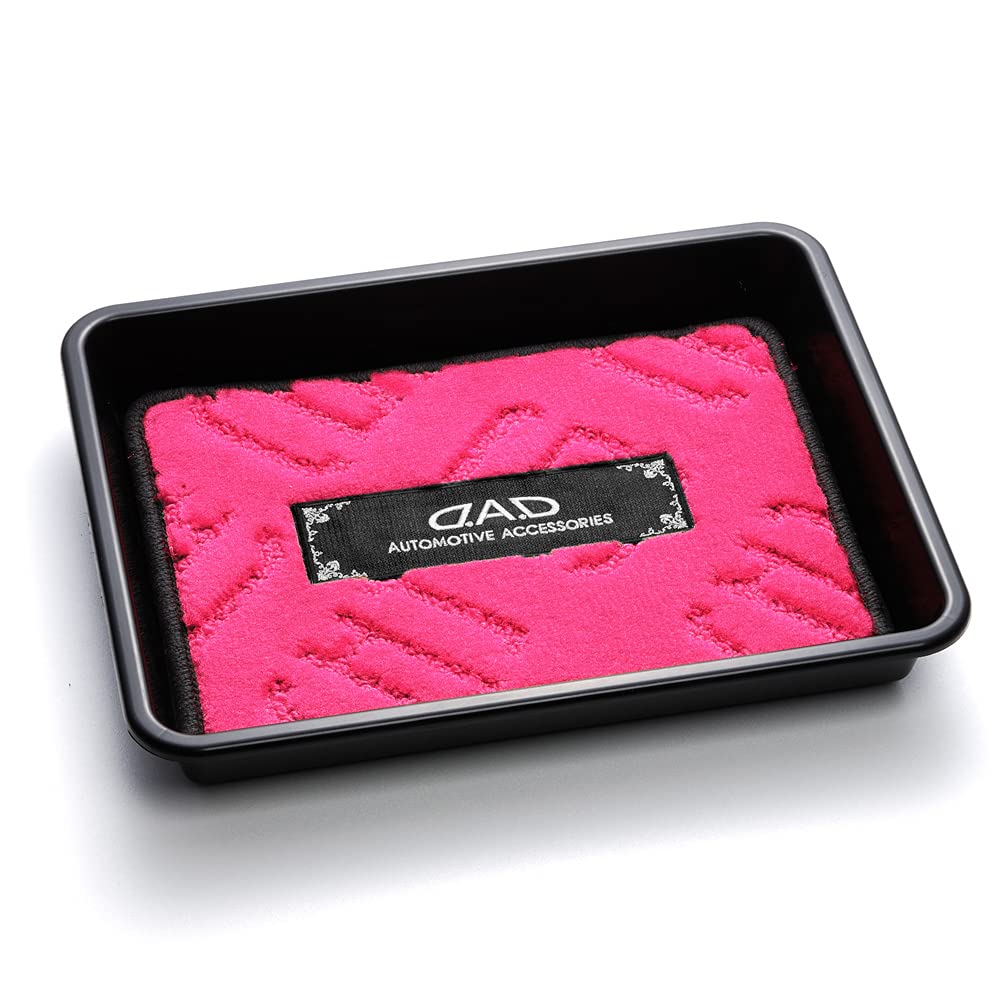 DAD GARSON Tray with Executive Pink GARSON D.A.D Matte, Model, (Silver Embroidery) [HA643]