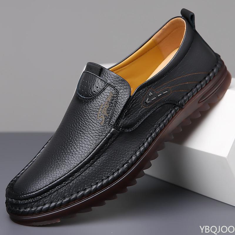 Men's Spring Autumn Fashionable Versatile Soft Soled Anti Slip Shoes Low Cut Casual Minimalist Comfortable Men's Shoes