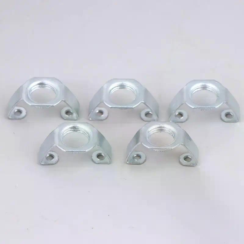 20 PCS High Temperature Resistant Ceramic Lamp Base Holder E27 GU10 E14 M10 Back Support Bracket For Lighting Socket