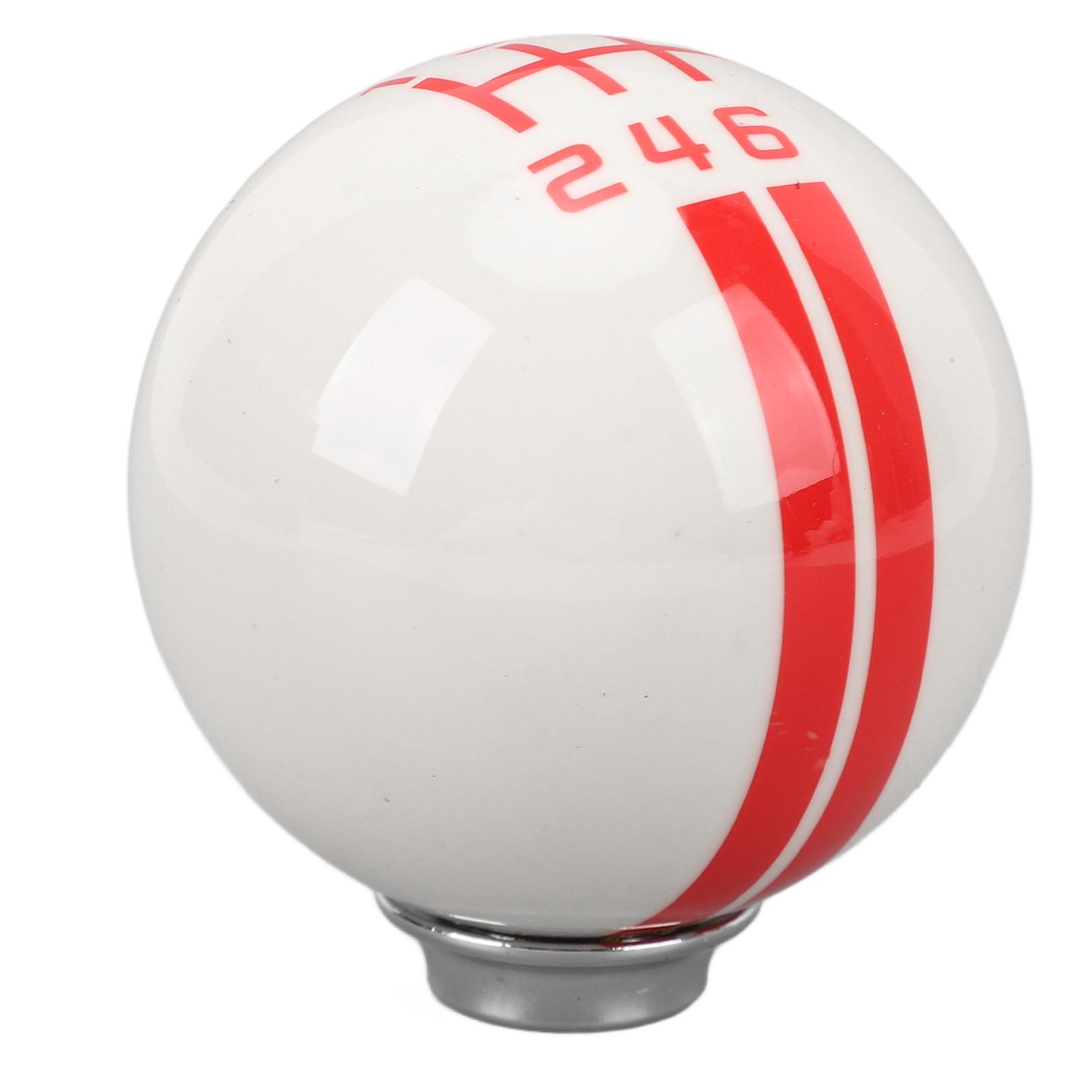 

Gear Shift Knob with 3 Adapters Comfortable Grip 6 Speed for Shelby GT500 Style Shift Lever Round красный
