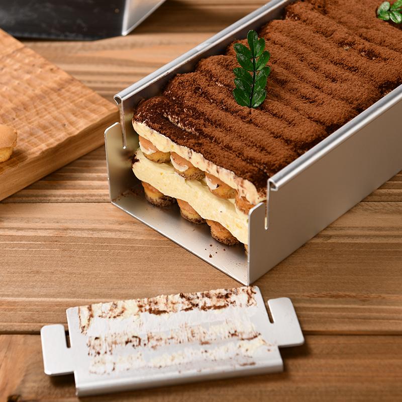 Tiramisu Muffin Pan Stainless Steel Cheesecake Pan Baking Mould Rectangle Cake Pan For Birthday Cake Cake Bread Chiffon Tiramisu