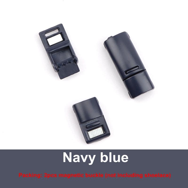 Matte Metal Shoelace Magnetic buckle Shoelaces magnetic Lock 28colors Shoes Accessories Sneaker Kits Metal Laces Buckle