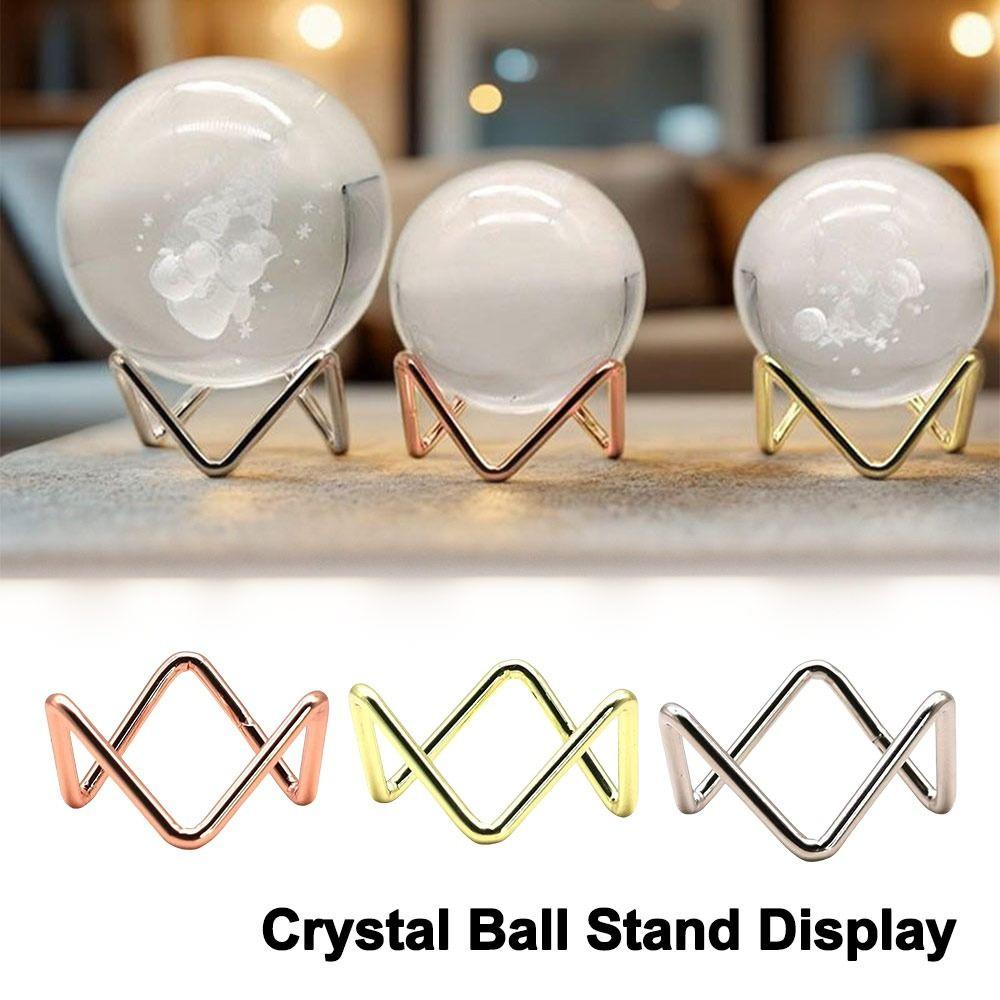 Metallkristallkula Bas Fotorekvisita Mineraler Reliker Stenar Stöd för Heminredning