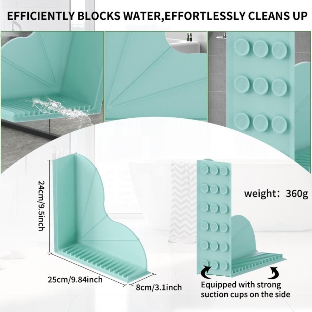Suction Cup Shower Waterproof Barrier Washbasin Water Baffle Bathroom Bathtub Washbasin