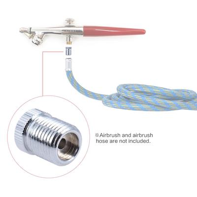 Jungties adapteris Airbrush konvertuoti sriegį į 1/8" BSP žarnos montavimo barsuką