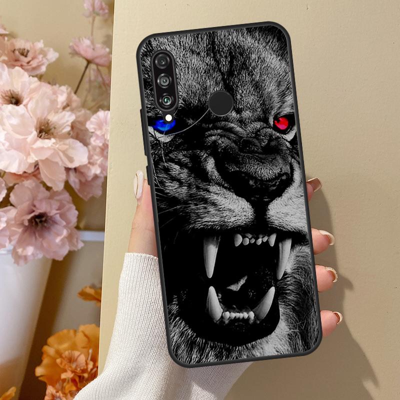 King of Jungle Lion For Huawei Nova 10 SE 9 3i 7i 8i 11i 12i Y73 Y90 Y70 Y72 Y61 Y91 P60 Pro P40 P30 Lite Case