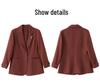 Women's Spring 2025 Casual Fashion Blazer - JX2502