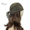 Sequin Headscarf Headscarf, Multi-Purpose Turban Headband Square Scarf, Adjustable Versatile Hair Scarf Strap Bohemian Style Head Wrap for Travel