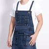 1 peça Avental de Jeans Fashion com Múltiplos Bolsos para Cozinha, Casa, Catering, Cafeteria, Roupa de Trabalho, Avental de Cozinha Impermeável