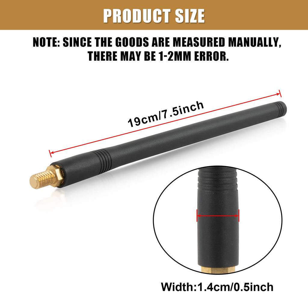 Jeep Wrangler Car Antenna 13" Door Antenna Decoration Replacement Antenna Antenna for Jeep Wrangler