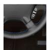 Black PU Artificial Leather Car Steering Wheel Cover for Honda CR-V CRV 2002 2003 2004 2005