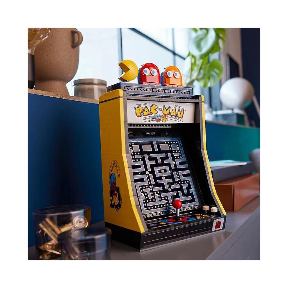 2023 Neu 10323 Pac-man Arcade Schrank Bausteine 2651 Teile Retro Spielmaschine Steine Spielzeug Für Kinder Jungen Erwachsene