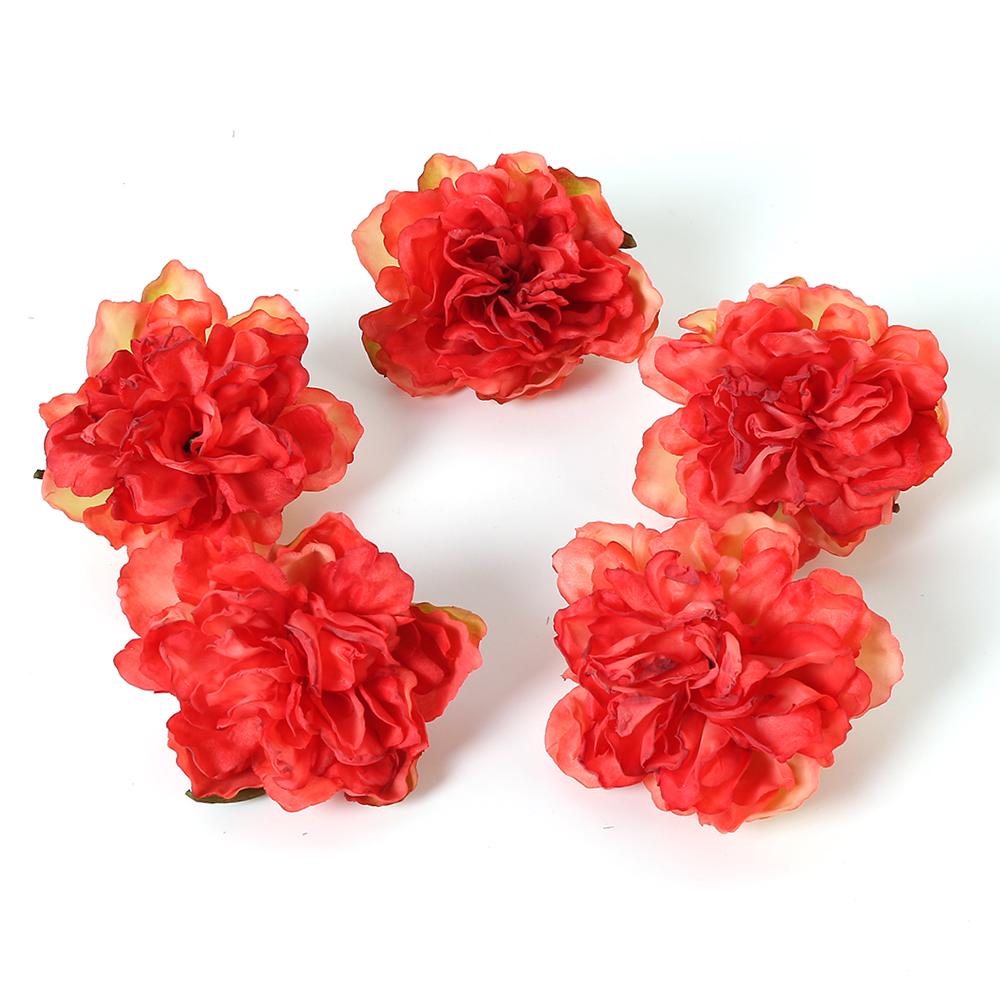 Diadema in Seta a Forma di Peonia in Stile Antico per Hanfu Fai da Te