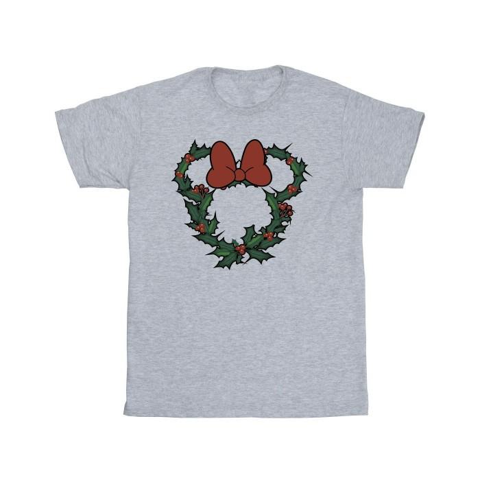 Disney Girls Minnie Mouse Wreath T-Shirt