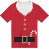 Santa Claus Fun Clothing T-shirt Pattern Men's T-shirt Summer Comfortable Loose Design Outdoor