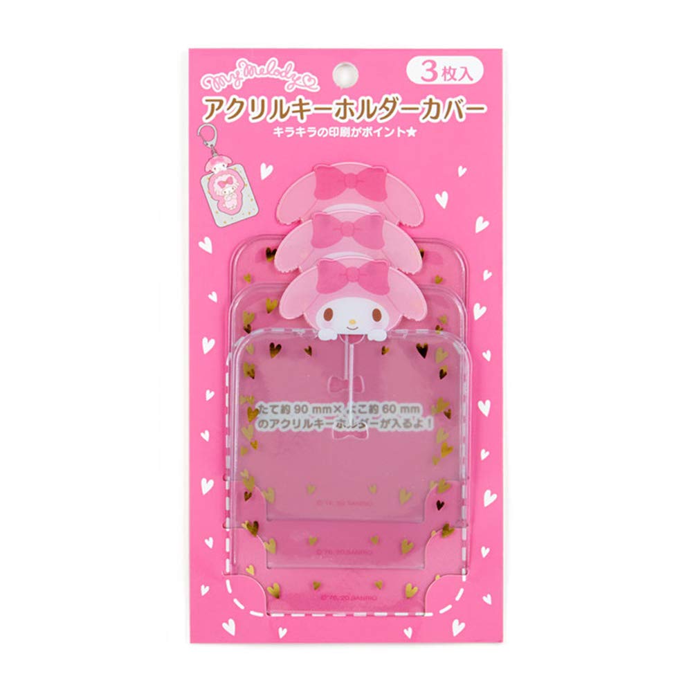 Sanrio My Melody Acrylic Keychain Cover Set Oshigoto 001937 3-Piece (Tokimeki Goods)