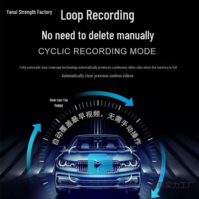 2025 HD Wireless 4K Ultra Dual Dash Cam: Front & Rear  Ultra HD Reversing