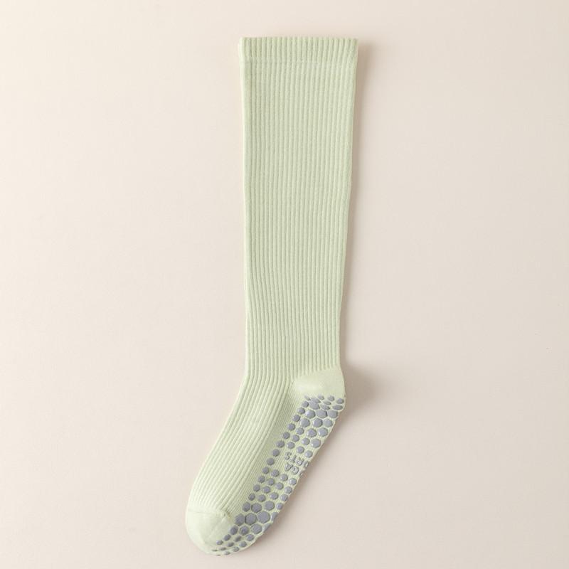 Color Matching Yoga Calf Socks Professional Non-Slip Pilates Pressure Sports Socks Children'S Fitness Dance Stockings