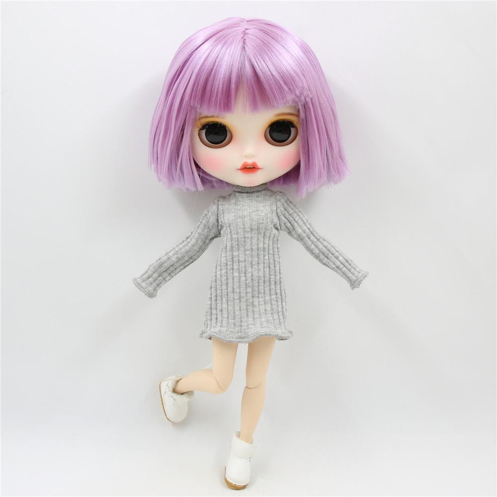 DBS blyth doll icy joint body colorful outfit winter dress toy, only dress no doll