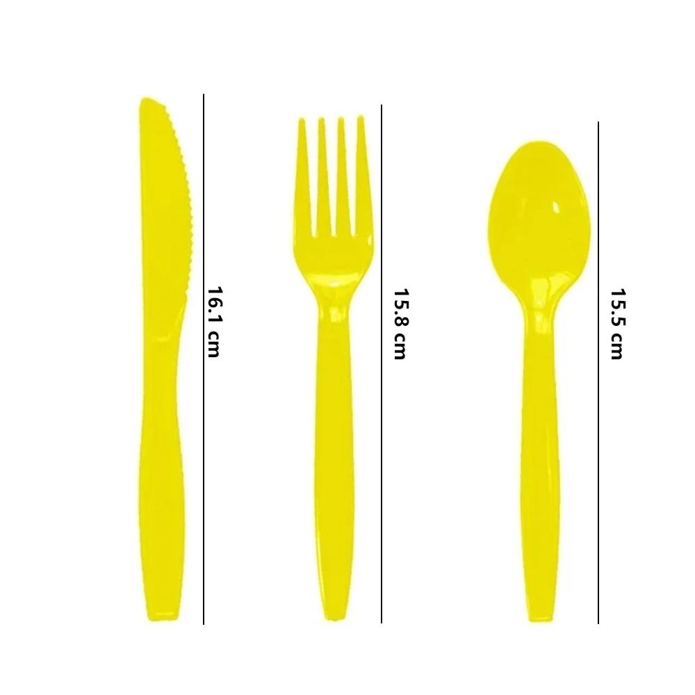 Solid Color High Quality Knife Fork Spoon Set Red Pink Wedding Disposable Tableware Birthday Party Supplie Baby Shower Decoratio