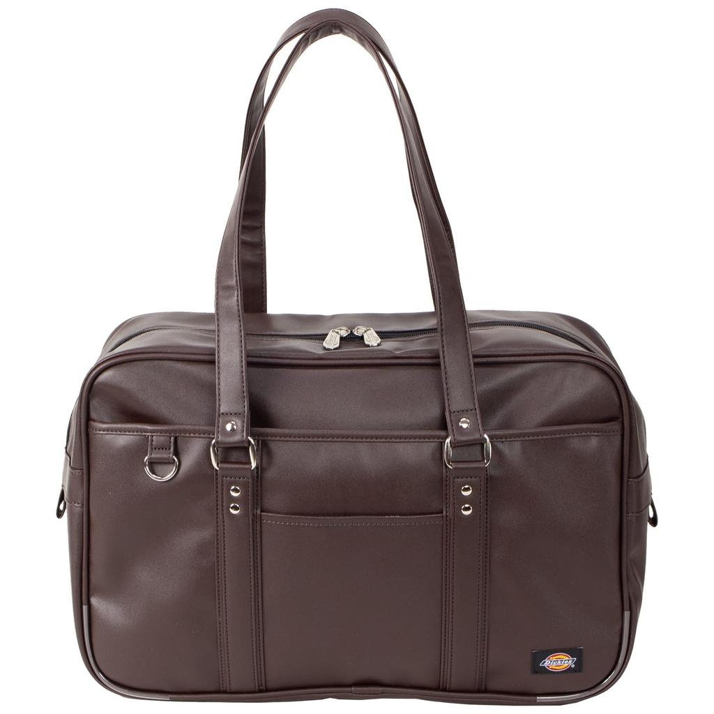 Dickies Synthetic Leather School Bag DK-G01 (Brown)
