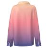 Women's Shirt Blouse Print Button Long Sleeve Casual Basic Shirt Collar Regular Top With Pockets