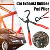 Car Exhaust Rubber Pad Plier Exhaust Hanger Removal Puller with Anti-Slip Handle Alloy Exhaust Pipe Removal Plier Tool for L9N3