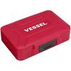 VESSEL (VESSEL) ironworking drill set, set of 14, in a special box, AMD14S
