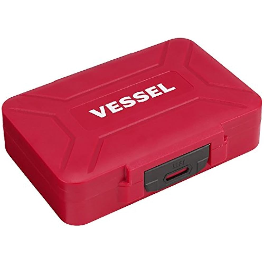VESSEL (VESSEL) ironworking drill set, set of 14, in a special box, AMD14S