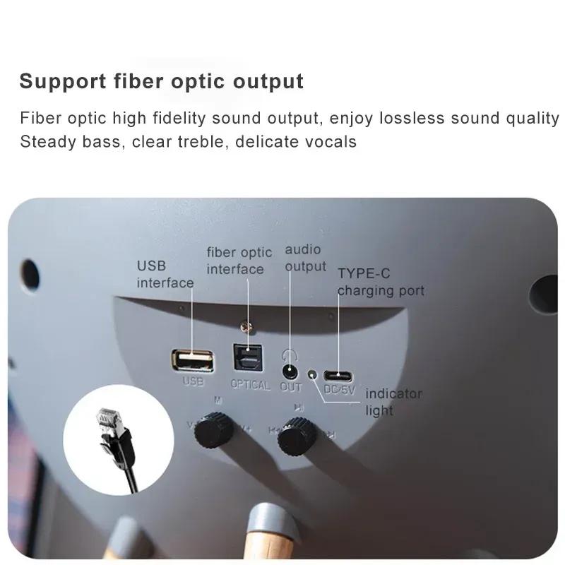 Altoparlante Bluetooth portatile lettore CD album schermo display LED batteria grande da 4000mAh Bluetooth 5.3 doppio altoparlante qualità del suono HIFI