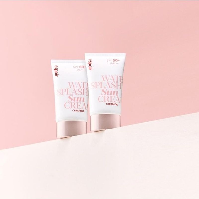 Espoir Water Splash Sun Cream Ceramide 60ml + 60ml Set of 2 001_Water Splash Ceramide Double Plan