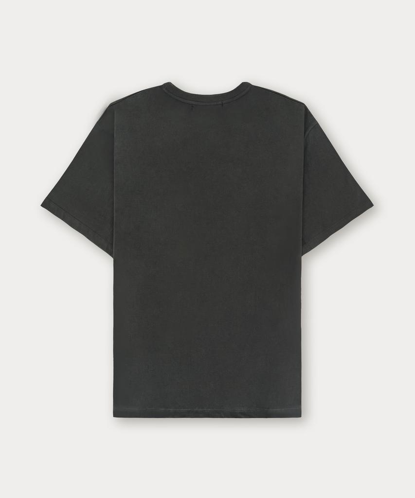 Sseomweeobeoteo Summer Butteree Over-Fit Top - Charcoal