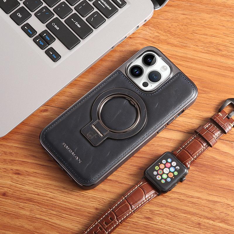 Suitable for Apple 13 Phone Case, Racket Stand, 14promax Leather, IPhone12 Full Cover, Anti-drop 11 Protective Case