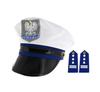 Cappello da POLIZIOTTO con spalline, taglia