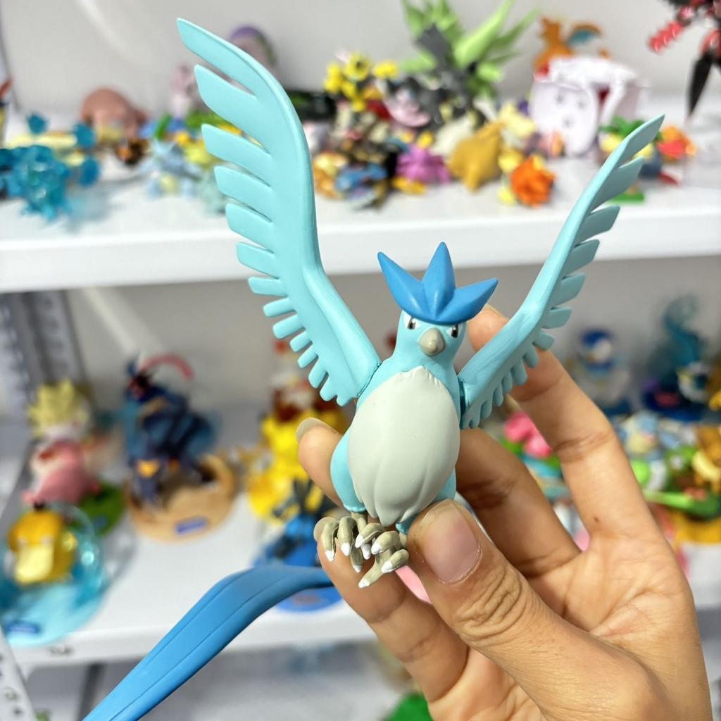 Nueva Figura de Acción Auténtica de Articuno, Moltres y Zapdos - La Leyenda Mundial de los Elfos, Lindo Modelo de Pájaro Legendario, Juguete Coleccionable, Regalo