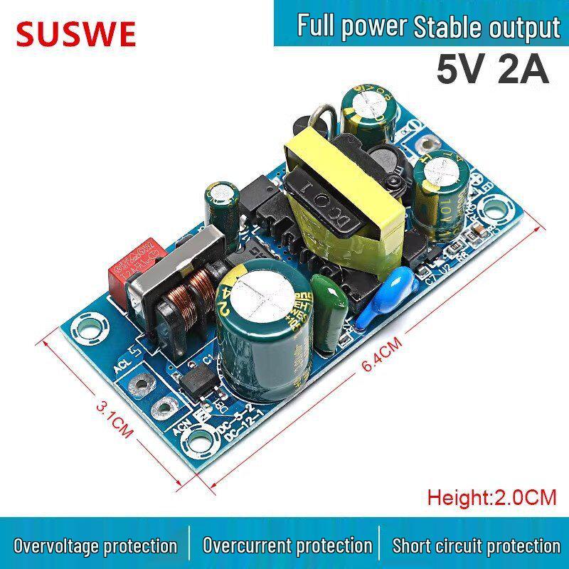 AC-zu-Multi-Spannungs-DC-Schaltnetzteilmodul (5V, 12V, 24V, 36V, 48V) mit eingebautem Schalter