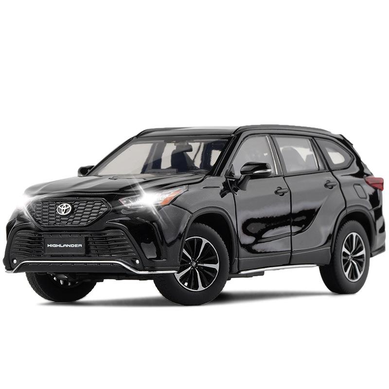

1/32 JKM Toyota Highlander XSE AWD HYBRID Diecast Toy Model SUV Sport Car Sound & Light Educational Collection Gift For Kids