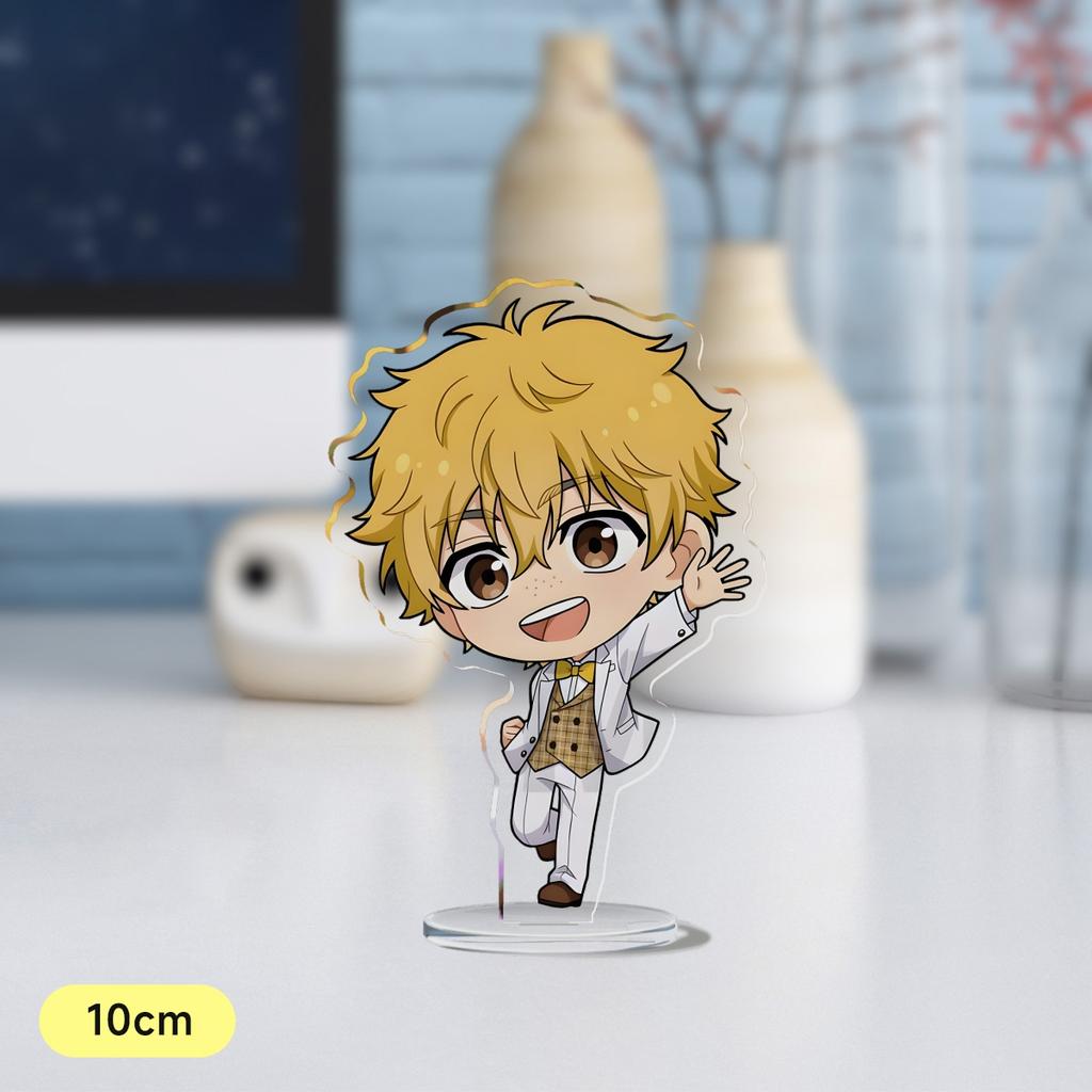 Anime Wind Breaker 10cm Acrylic Stand Sakura Haruka Yukai Akihiko Su Fang Q Version Mini Figure Model Plate Gift