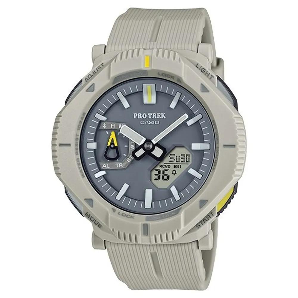 PRJ-B001-7DR Tough Solar Bluetooth Outdoor Waterproof Wristwatch