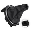 For Honda For Fit For Jazz 2009 2015 Shift Rod Cover and Knob Set Black Leather