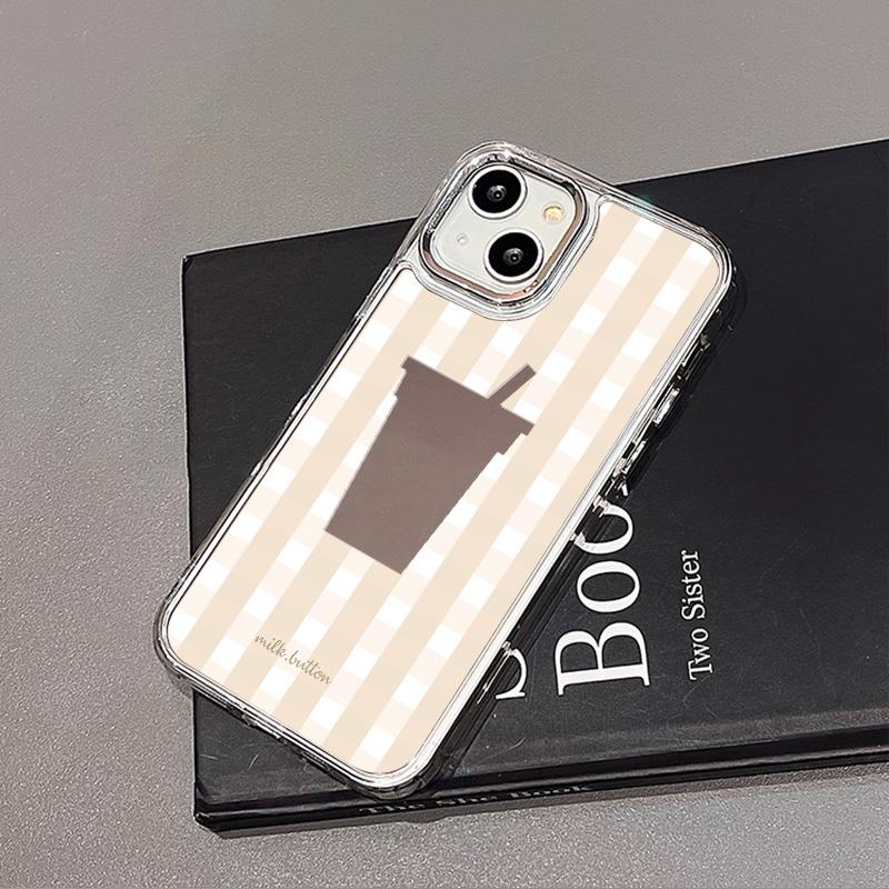 Pouzdra na mobilní telefon pro iPhone 11 13 XR 15 Pro Max 12 14 Pro Max Case iPhone 16 XS Max Mirror Ochranné pouzdro Mirror Exquisite Cartoon Waterproof
