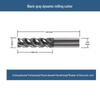 Yili Peak 70° Tungsten Steel Four-Flute End Mill: High-Hardness Alloy & Stainless Steel U-Groove CNC Tool.
